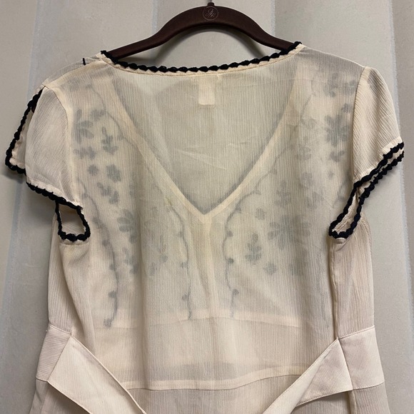 Vintage Old Navy Women's Top Small Embroidered Babydoll Perfect Fit Y2K Dainty - Picture 7 of 11